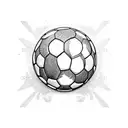 soccer ball, palm trees tattoo design idea