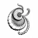 nautilus tattoo design idea