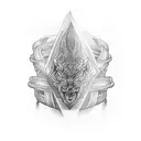 Men's bracelet tattoo design idea