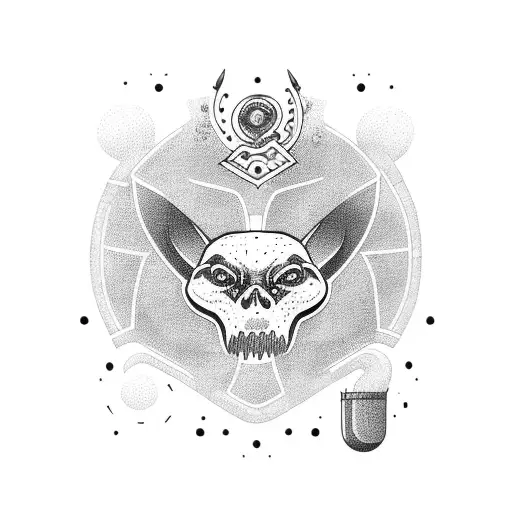 submarine  tribal tattoo design idea