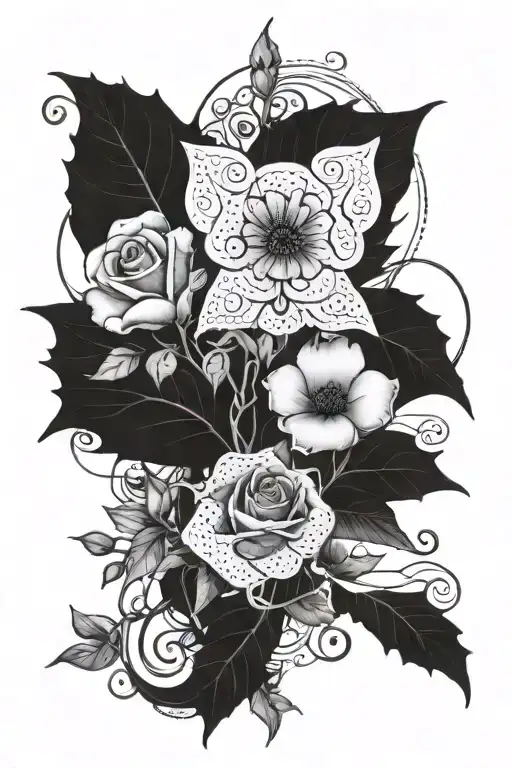 This to shall pass too" with decoration tattoo design idea