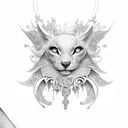 Adonis and Janneisia tattoo design idea