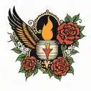 The word ignite   tattoo design idea