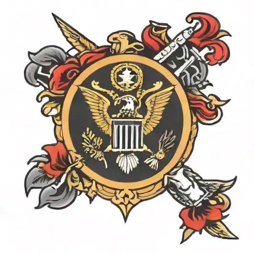 us army signal corps emblem tattoo tattoo design idea
