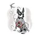 underworld dog with ades tattoo design idea
