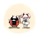 Momo vs appa samurai tattoo design idea