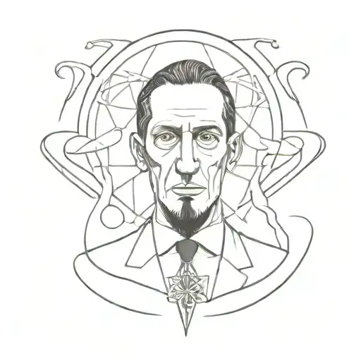 lovecraft tattoo design idea