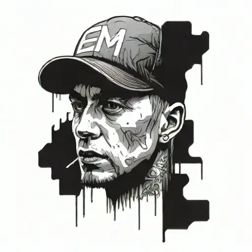 Eminem tattoo design idea