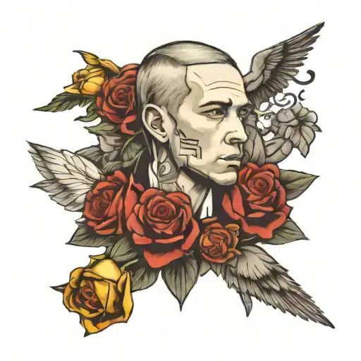 Eminem album covers tattoo design idea