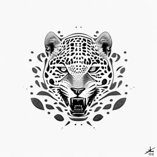 jaguar tattoo design idea