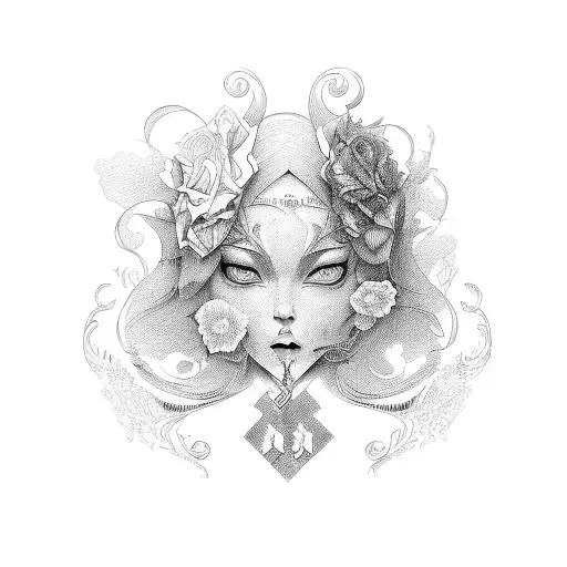 initial of mona, jana and amir tattoo design idea