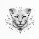 name combination mona, jana and amir tattoo design idea