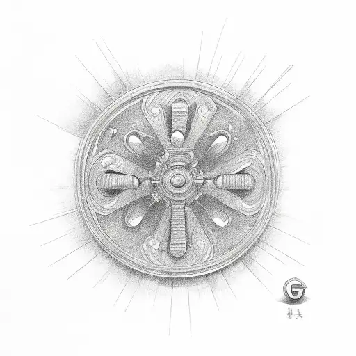 Glock 9 tattoo design idea