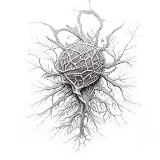 Neuron tattoo design idea