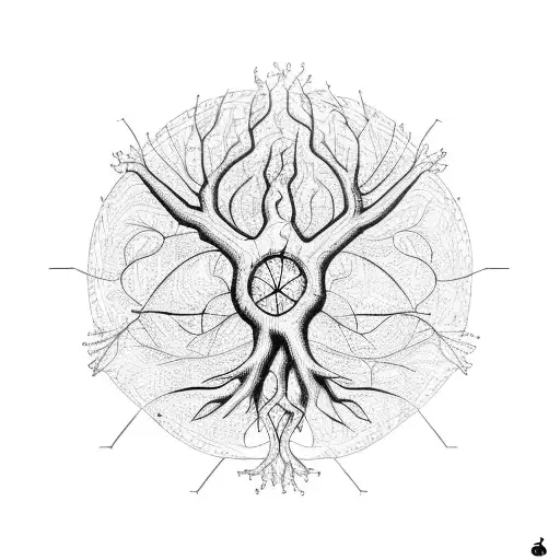 neuron tattoo design idea