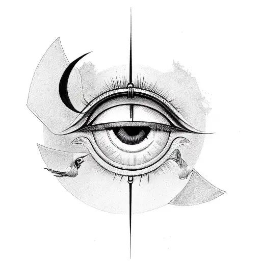 Eye of Horus tattoo design idea