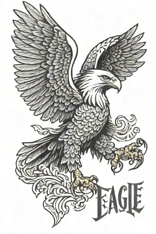 eagle italian flag and death date tattoo tattoo design idea
