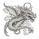 smaug tattoo design idea