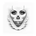 llorona tattoo design idea