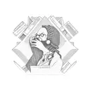 A library with philosophical quotes incorporated in the shelves tattoo design idea