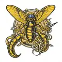Seabees logo navy tattoo design idea