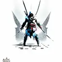 assassins creed tattoo design idea