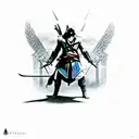 assassins creed tattoo design idea