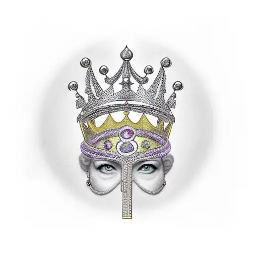 Queen's Crown tattoo design idea