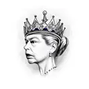 Queen's Crown tattoo design idea