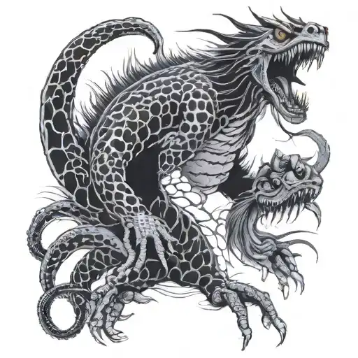 junji ito monsters tattoo design idea