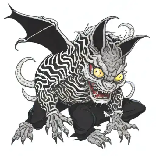 junji ito, monster tattoo design idea