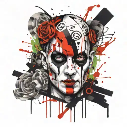 mime and seven deadly sins tattoo design idea