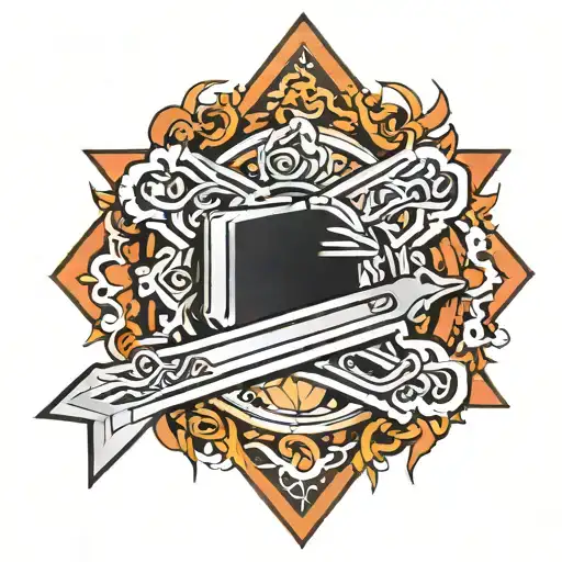 razor blade  tattoo design idea