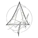 pyramid head tattoo design idea
