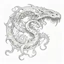 eldritch horror tattoo design idea