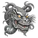 junji ito monsters tattoo design idea