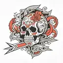 razor blade  tattoo design idea