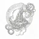 eldritch horror tattoo design idea