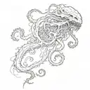 eldritch horror tattoo design idea
