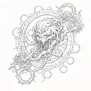 eldritch horror tattoo design idea