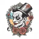 mime and seven deadly sins tattoo design idea