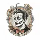 mime and seven deadly sins tattoo design idea