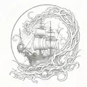 eldritch horror tattoo design idea