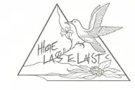 hope dies last tattoo design idea