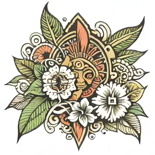 Polynesia tattoo design idea