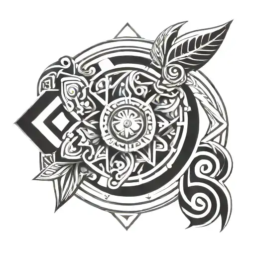Polynesia tattoo design idea