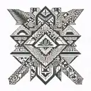 Polynesia for caviar tattoo design idea