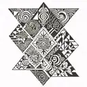 Polynesia for caviar tattoo design idea