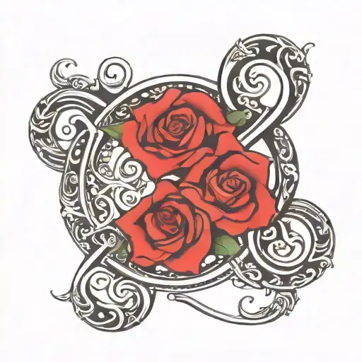 infinity symbol with 18 number tattoo design idea