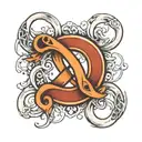 infinity symbol with 18 number tattoo design idea